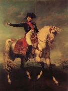 Natoire, Charles Joseph Horseman likeness of Napoleon I Sweden oil painting artist